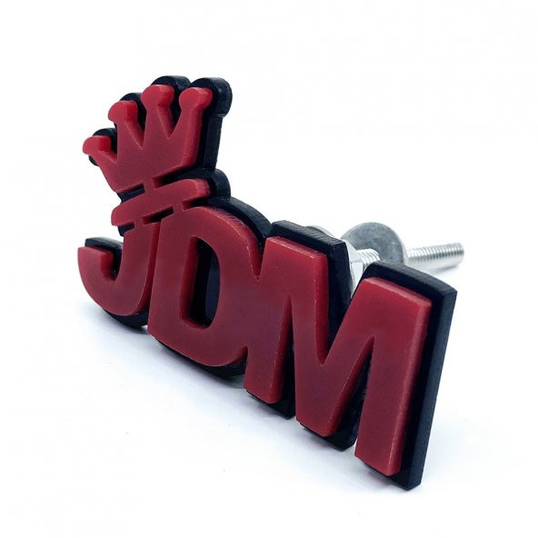 Balp Jdm Kral Tacı Köşe Panjur Arması Kırmızı Siyah