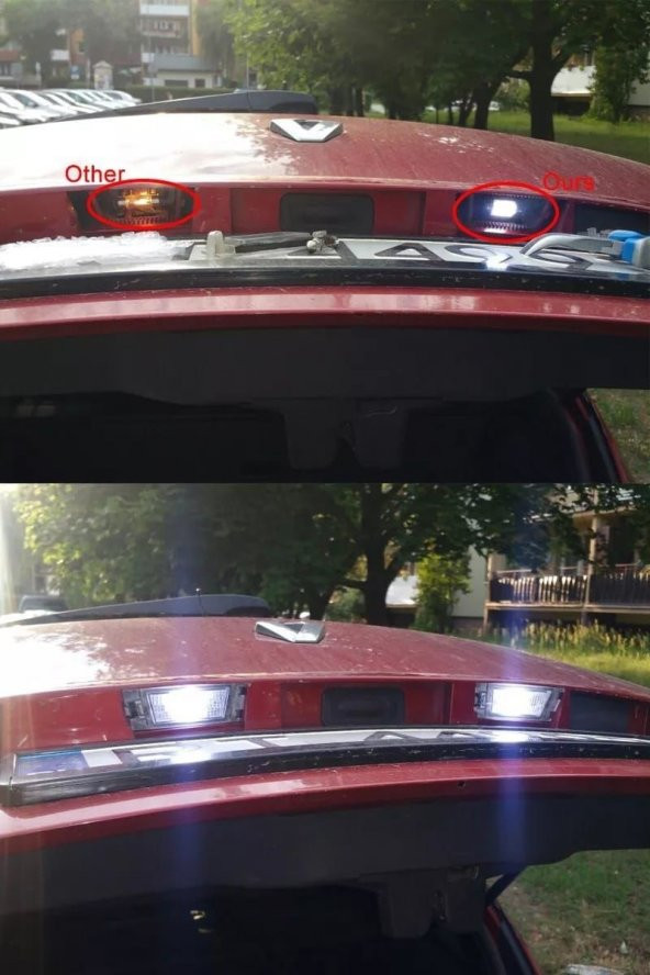 Balp Sofit LED Aydınlatma Tavan Plaka Oto Iç Aydınlatma Beyaz 41 mm 10 Adet - 5