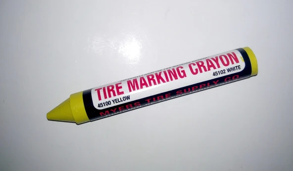 MYERS LASTİK (KAUÇUK) TEBEŞİRİ USA SARI, 12AD/PK ürün görseli