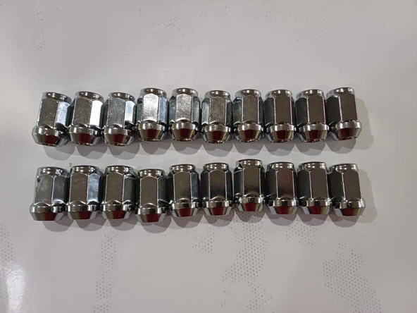 Somun Takımı M12 x 1.5 Aa:19 MM Boy:35 MM Takım 20 Adet