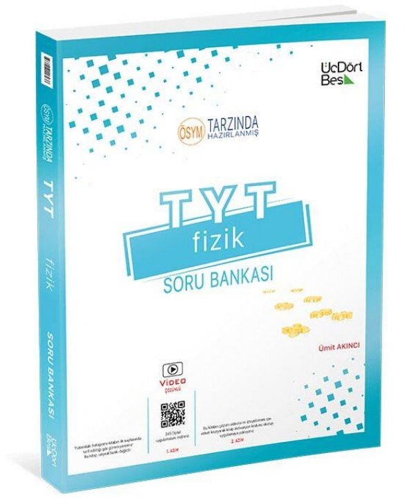 TYT Fizik Soru Bankası Üç Dört Beş Yayınları