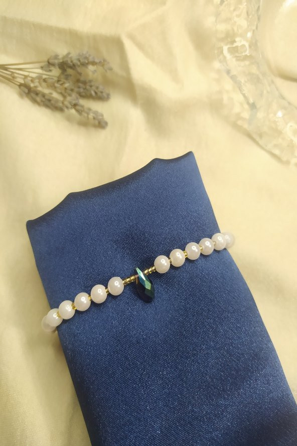 starlightORİJİNALS Incilerin Şıklığı mor Bileklik vintage fashion jewery 925