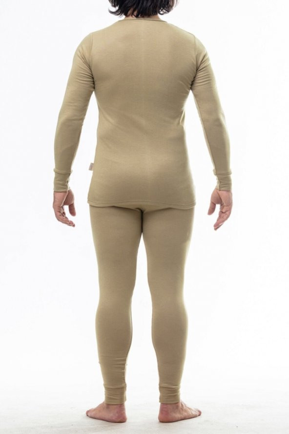 Termal Içlik -20 Derece Alt-üst Takım Ünisex Haki Renk - 2