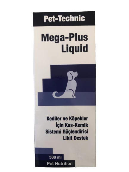 Pet-Technic Mega Plus Liquid Kas ve Kemik Sistemi Güçlendirici Likit Destek 500 ml