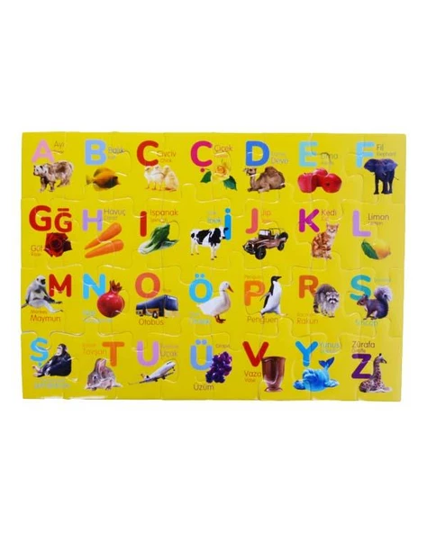 Süper Puzzle Alfabe ve Sayılar 0-6 Yaş Yayınları - 2