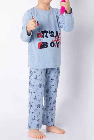 Doremi Erkek Çocuk Pijama Takımı - Resim 10
