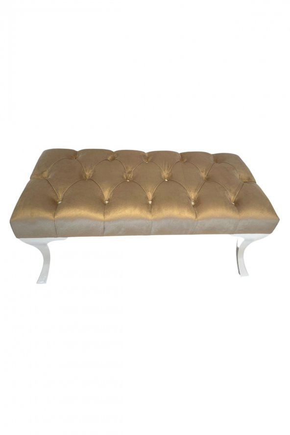 DTM HOME Gold Capitone Bench Puf - 2