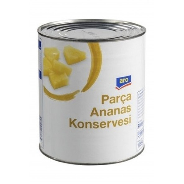 Aro Parçalı Ananas Konservesi 850 ml