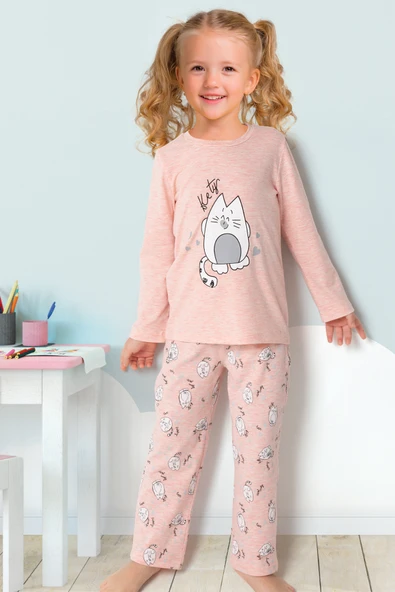 Doremi Kız Çocuk Pijama Takım - Resim 9