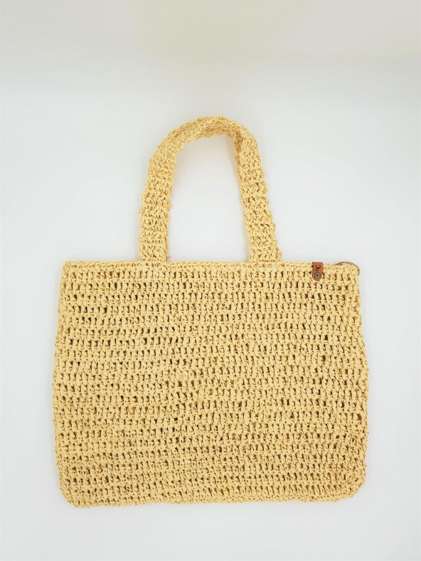 PUNTA COLLECTİON SHOPPING BAG - KREM