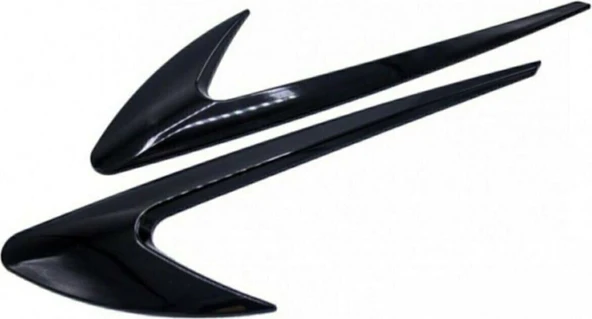 ESNEK Tampon Çamurluk Venti Çamurluk Izgara Body Kit Parlak Siyah Piano Black (sağ-sol) ürün görseli 1