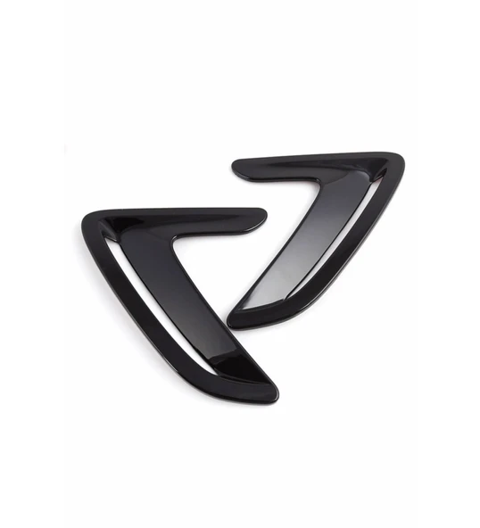 ESNEK Tampon Çamurluk Venti Çamurluk Izgara Body Kit Parlak Siyah Piano Black (sağ-sol) - 3