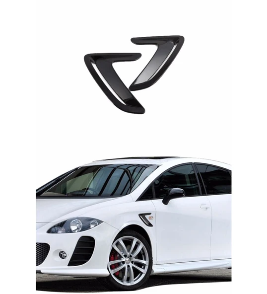 ESNEK Tampon Çamurluk Venti Çamurluk Izgara Body Kit Parlak Siyah Piano Black (sağ-sol)