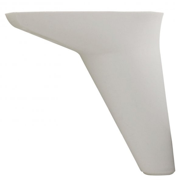 Lüks Mobilya Kanepe Sehpa Puf Koltuk Ayağı 12 cm Beyaz Baza Ayak - 3