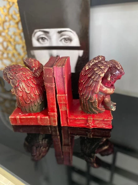 Kitap Tutucu Melek biblo Tasarımlı - 12