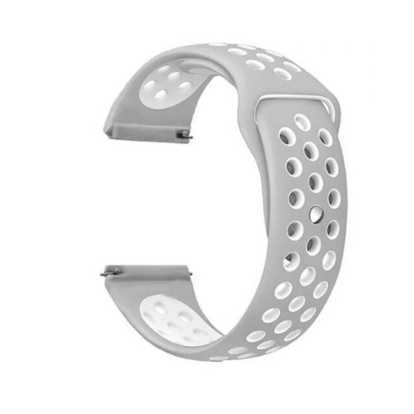 Xiaomi Mi Watch Color KRD-02 Suya Dayanıklı Delikli Renkli Silikon Kordon - 9