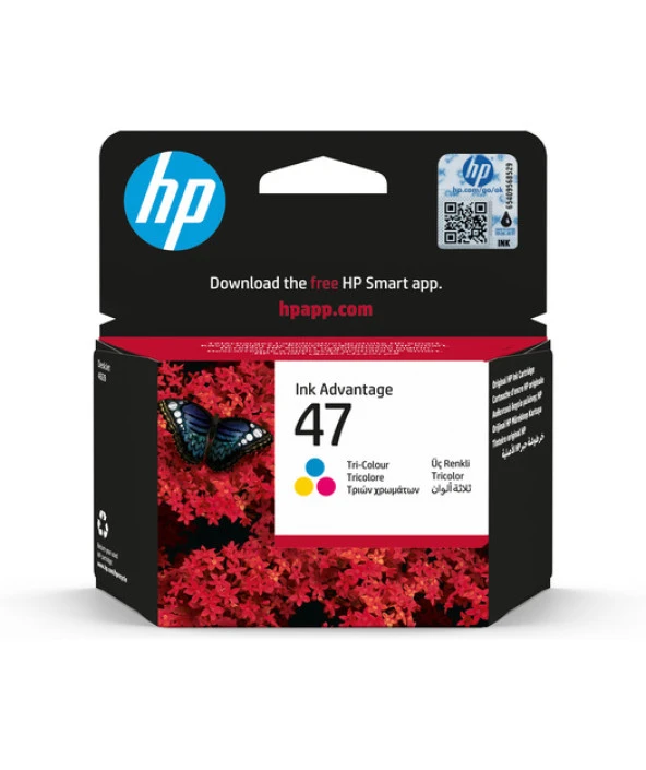 HP 6ZD61AE HP 47 Tri-color Original Ink