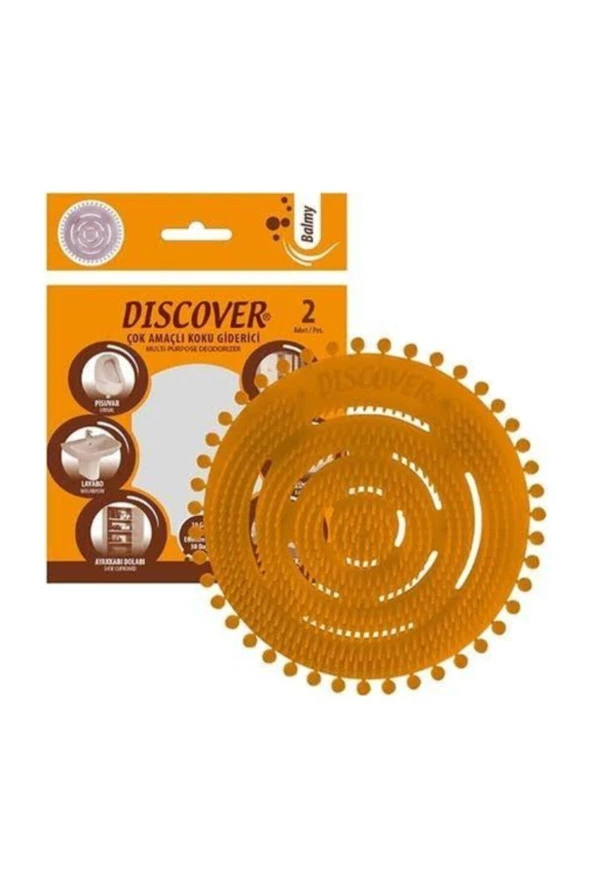 Discover Çok Amaçlı Koku Giderici - Pisuvar Disk - 2'li Paket - Balmy