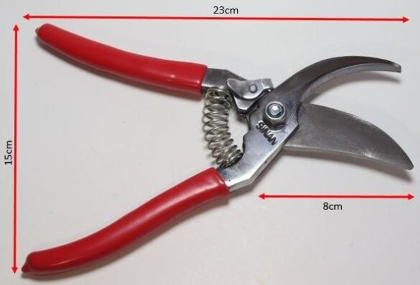 Bağ Makası Budama Makası Bağ Bahçe Makası Ağaç Dal Budama Makası Dövme Çelik Çok Amaçlı Makas - 3