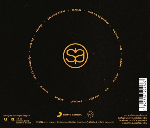 SILA - ŞARKICI (CD) - 2