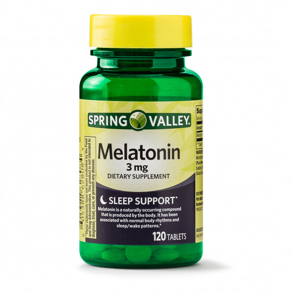 Spring Valley 3 Mg Melatonin 120 Tablet - Uyku Sorunu yaşayanlar için