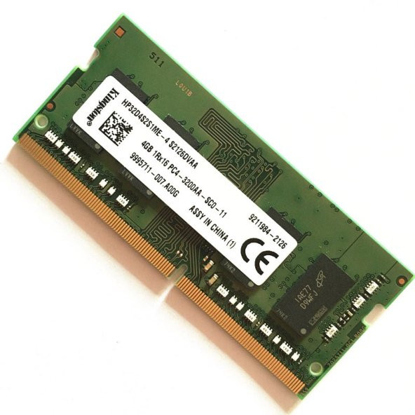 Kingston HP32D4S2S1ME-4 4GB 3200Mhz DDR4 Notebook Bellek - 1
