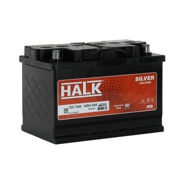 12v72Ah Halk akü