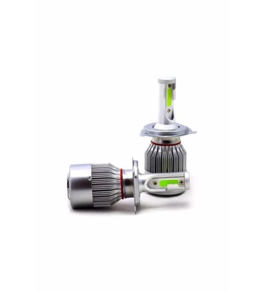 Yeni Seri C6 Tip Buz Mavisi H7 Led Xenon, Far Ampülü 4400lm, 10000k Zenon Seti - 2