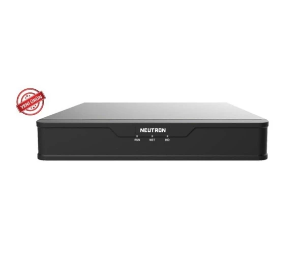 Neutron NVR301-08S3-P8 8 Kanal 8 PoE 1 Sata Ultra H.265+ 4K NVR Kayıt Cihazı