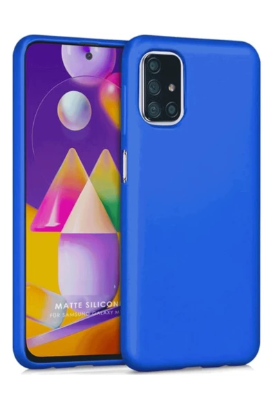 Samsung Galaxy M31s Kılıf Kamera Korumalı Silikon Rubber Arka Kapak - Resim 4
