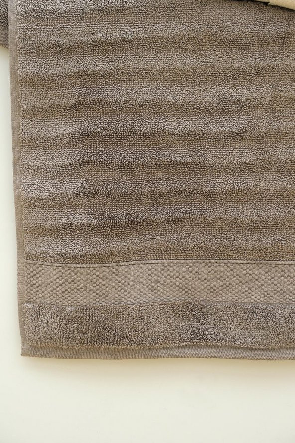 6lı 40x60 Renkli Pirinç Desen Bordürlü Havlu Seti - 3