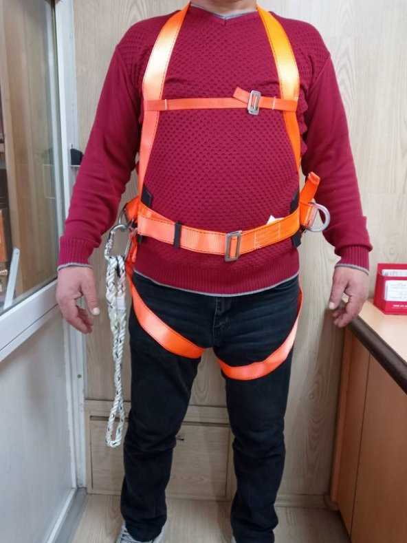 Paraşütçü Tipi (Giyilebilir) Emniyet Kemeri Bel Destekli