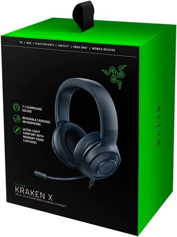 Razer HDS Kraken X Oyuncu Kulaklık RZ04-02890100-R3M1 Outlet - 7