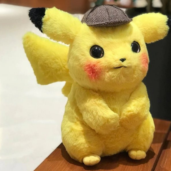 28cm Pokemon Şapkalı Pikachu Pelüş Oyuncağı