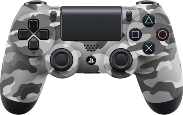 Sony DualShock 4 V2 Gri Kamuflaj ZCT2 Kablosuz PS4 Oyun Kolu​​​​​​​