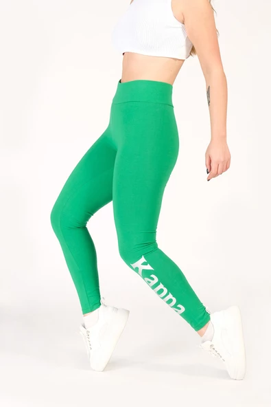 Kadın Kappa Tayt Yeşil - 4