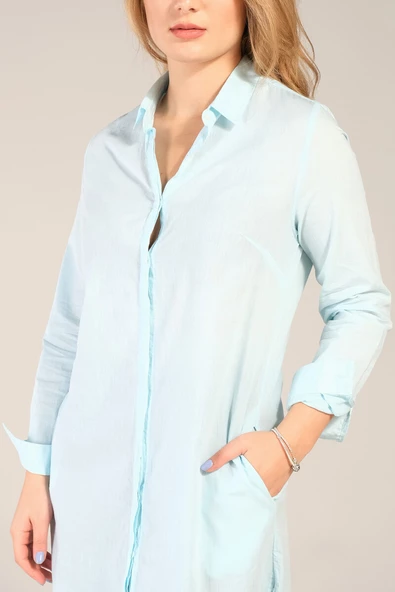 Kadın Tunik Gömlek Mint - 5