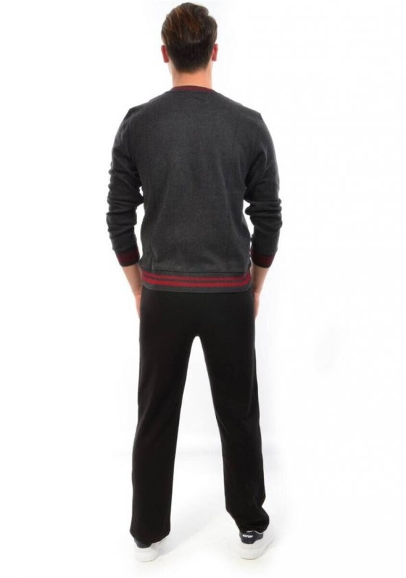 Erkek Cepli Eşofman Altı Siyah - 3