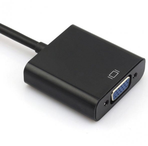 PrimeX PX-1240S Dijital HDMI to VGA 30cm Görüntü Çevirici Aparat  Siyah - 2