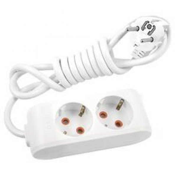 Viko Multi-Let İkili 2M Topraklı Çocuk Korumalı Priz ürün görseli 1