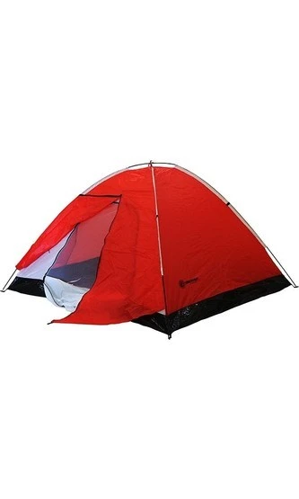 Dft 3 Kişi Tek Kat Kırmızı Çadır 220X200+70X130CM
