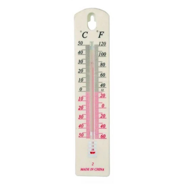 Misyon Plastik Termometre Kartelada Oda Sıcaklık Termometre