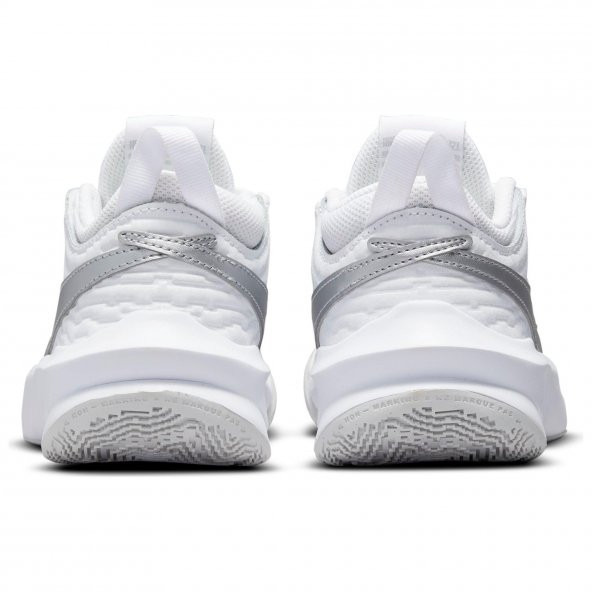 Nike CW6735-100 Team Hustle D 10 Çocuk Basketbol Ayakkabısı - 2
