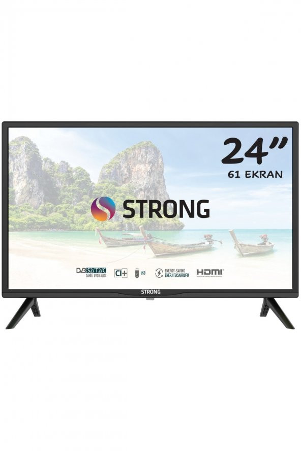 Strong MS24EC2000 24 61 Ekran Uydu Alıcılı Full HD LED TV