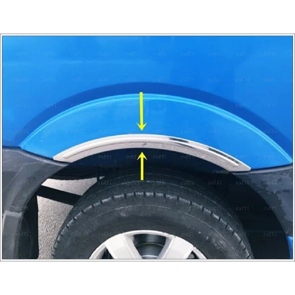 VW CRAFTER Krom Çamurluk Nikelajı 4 prç 2006-2016 arası P.Çelik ürün görseli