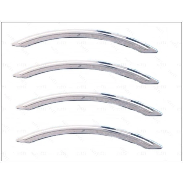 VW CRAFTER Krom Çamurluk Nikelajı 4 prç 2006-2016 arası P.Çelik - Resim 3