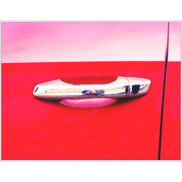 Vw T-Roc Paslanmaz Krom Kapı Kolu 4 Kapı 2017 ve Üzeri - Resim 3