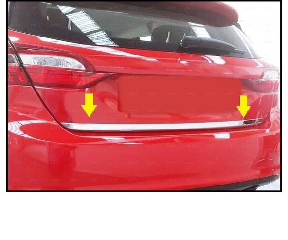 Ford Fiesta krom bagaj alt çıtası 2018 ve üzeri  P.Çelik ürün görseli