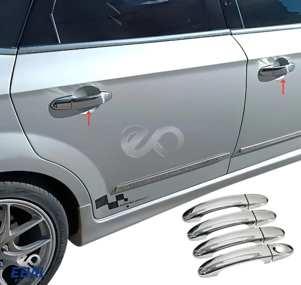 Ford Mondeo krom kapı kolu 4 kapı 2007-2014 P.Çelik ürün görseli