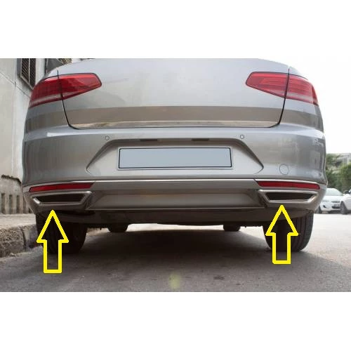 VW Passat B8 Krom Aksesuar Seti 2015 sonrası 18 Parça P.Çelik - Resim 2